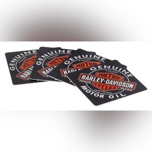 Harley-Davidson® Genuine Oil Can Coasters, Includes Set of 13 T4